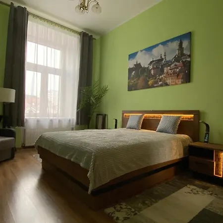 Lublinbnb - Exclusive Family Apartment ------ In The Heart Of Lublin -------------------------------- Bedroom & Living Room & Kitchen Zewnętrze zdjęcie