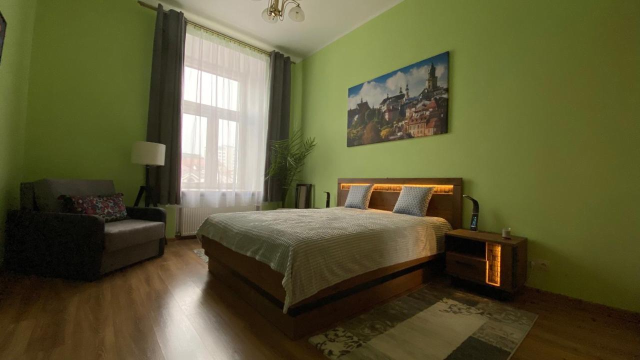 Apartment Lublinbnb - Exclusive Family ------ In The Heart Of -------------------------------- Bedroom & Living & Kitchen *